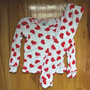Caden Lane I Love You Heart Waffle 2 Piece